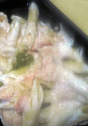 明太子のクリームソースパスタ(柚子風味)-レシピのメイン写真
