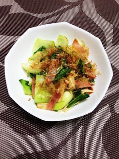 簡単10分★チンゲン菜えのきハム炒め-レシピのメイン写真