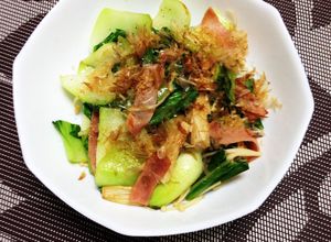 簡単10分★チンゲン菜えのきハム炒め-レシピのメイン写真