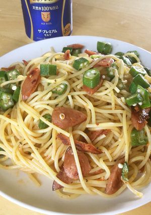 恋する♡オクラの夏パスタ-レシピのメイン写真