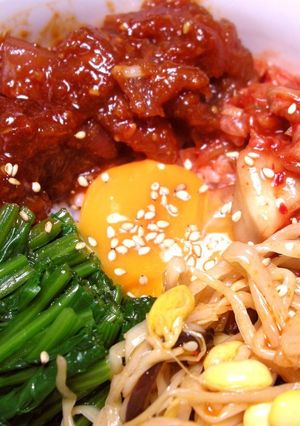 簡単！ マグロのユッケビビンバ丼-レシピのメイン写真
