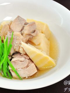 鶏とたけのこの煮物-レシピのメイン写真