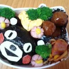 くまモン キャラ弁-レシピのメイン写真