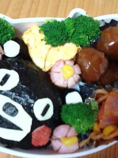 くまモン キャラ弁-レシピのメイン写真