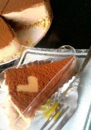 ＋チョコ＆チーズのレアケーキ＋-レシピのメイン写真