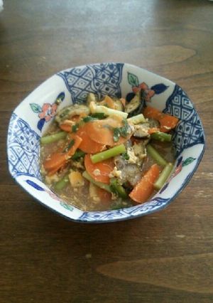 茄子と人参の梅昆布茶炒め-レシピのメイン写真
