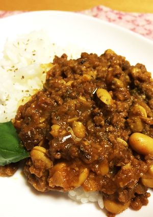 大豆とひき肉のドライカレー-レシピのメイン写真