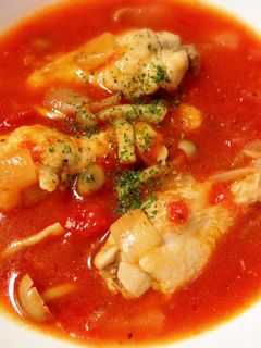 手羽元のトマトソース煮-レシピのメイン写真