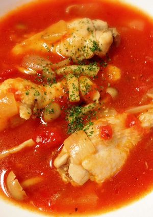 手羽元のトマトソース煮-レシピのメイン写真