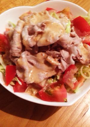 夏バテに☆冷しゃぶパスタサラダ-レシピのメイン写真