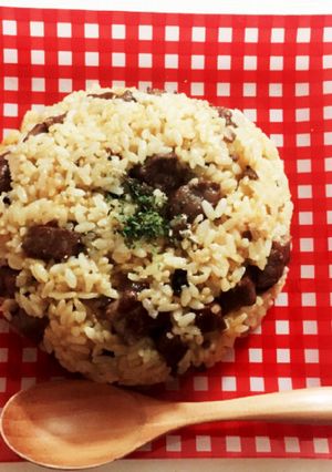 簡単！豪華！牛肉とチーズの絶品炒飯-レシピのメイン写真