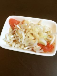 簡単で適当な明太子とねぎのごま油和え-レシピのメイン写真