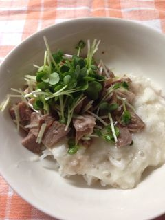 焼豚とろろ丼-レシピのメイン写真
