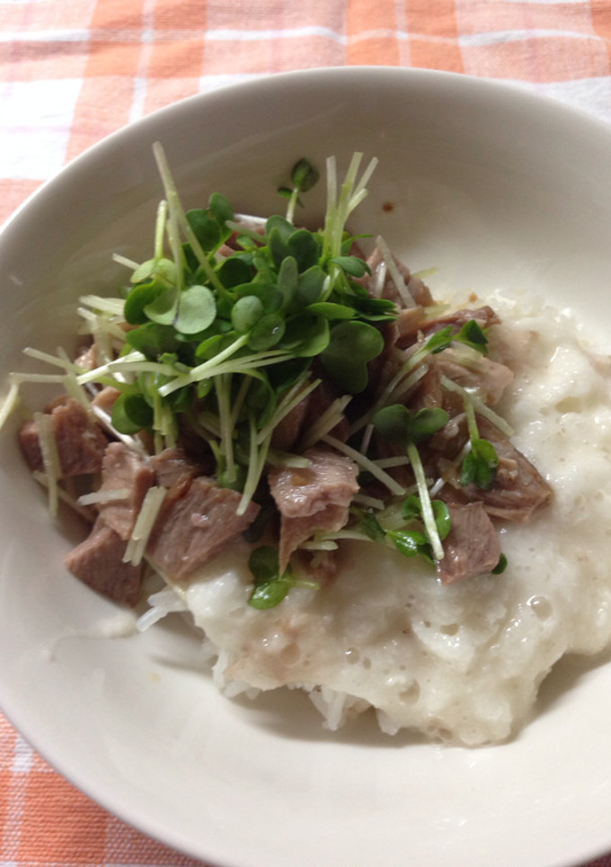 焼豚とろろ丼-レシピのメイン写真