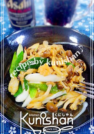 くにしゃんのホルモンの味噌炒め♪-レシピのメイン写真