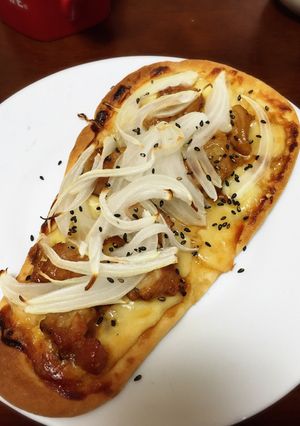 ナンdeピザ 〜照り焼き〜-レシピのメイン写真