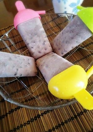 ＊あずきミルク＊アイスキャンディ-レシピのメイン写真