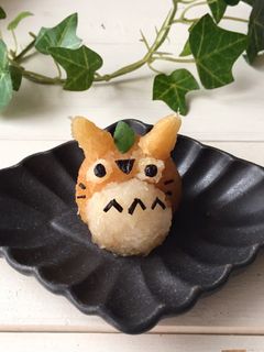 ちょこんとトトロ＊大根おろしアート-レシピのメイン写真