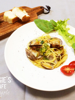 簡単♪ネギたっぷり♡あさりのパスタ-レシピのメイン写真