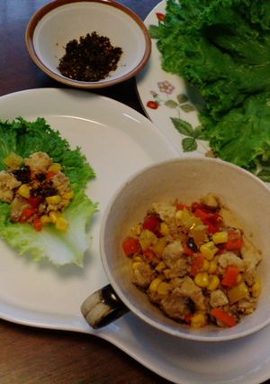 グリーンレタスでちょい巻き野菜-レシピのメイン写真