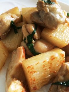 簡単★材料4つ★鶏肉と長芋のポン酢炒め-レシピのメイン写真