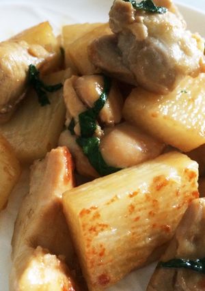 簡単★材料４つ★鶏肉と長芋のポン酢炒め-レシピのメイン写真