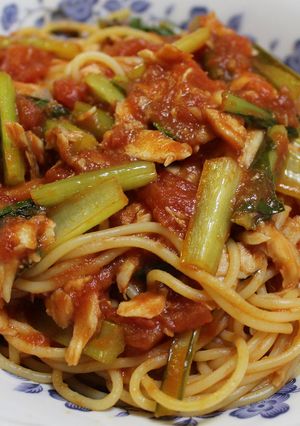 ほうぼうのトマトパスタ-レシピのメイン写真