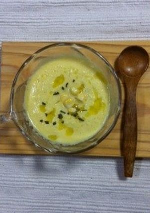 冷たい生コーンスープ-レシピのメイン写真