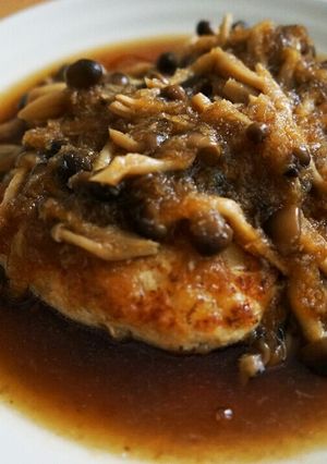 鶏ムネ肉の和風豆腐ハンバーグステーキ-レシピのメイン写真