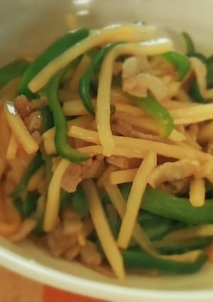 レンジで！チンジャオロースー-レシピのメイン写真