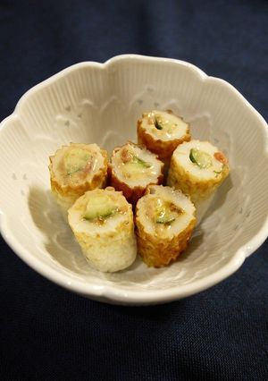 簡単！梅マヨ胡瓜の竹輪詰め-レシピのメイン写真