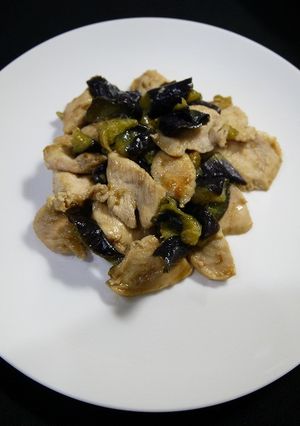 簡単！茄子とムネ肉の生姜炒め-レシピのメイン写真