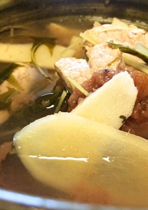 新生姜のシャキシャキ梅煮付け-レシピのメイン写真