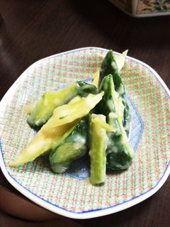 酒粕好きに捧ぐ胡瓜とセロリの和えもの-レシピのメイン写真