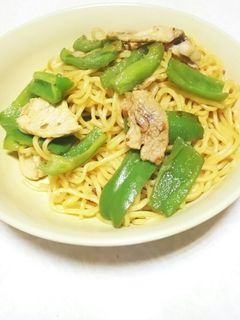 豚肉ピーマンカレー焼きそば-レシピのメイン写真