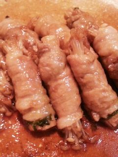 大葉とエノキの豚肉巻き♪レモン照り焼き味-レシピのメイン写真