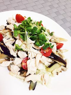茹で鶏の野菜サラダ仕立て-レシピのメイン写真