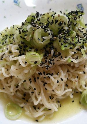 冷やしぶっかけネギ塩らーめん-レシピのメイン写真