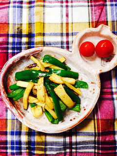 エリンギとピーマンのしょうが醤油炒め-レシピのメイン写真