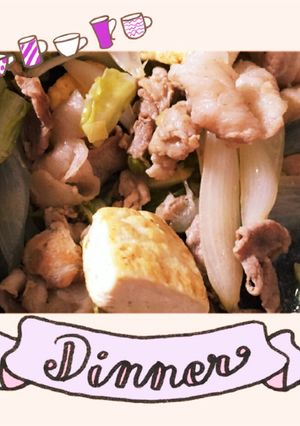 ヘルシー！豆腐で野菜炒め-レシピのメイン写真