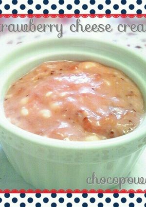 ストロベリーチーズクリーム(♡˙³˙)-レシピのメイン写真