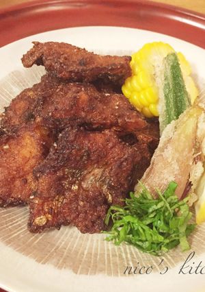 にんにく＆生姜でスタミナUP!鯵の竜田揚-レシピのメイン写真