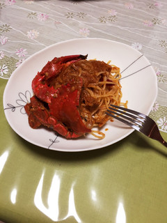 渡蟹トマトソースパスタ-レシピのメイン写真