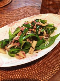 ピーマンの塩昆布炒め-レシピのメイン写真
