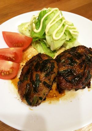 栄養満点！にらバーグ-レシピのメイン写真