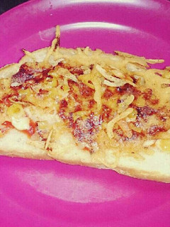 チーズカリカリ!簡単冷凍食パンピザ♪-レシピのメイン写真