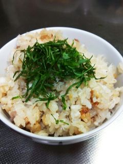なんちゃってこんにゃく米で鯛めし-レシピのメイン写真