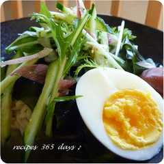 รูปของ みょうがとキュウリ冷やしぶっかけ塩ラー麺