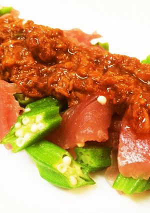 夏バテ防止！ピリ辛ダブルまぐろ-レシピのメイン写真