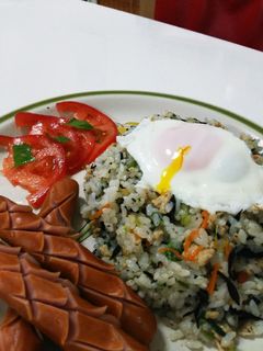 ひじきと青菜の混ぜご飯-レシピのメイン写真